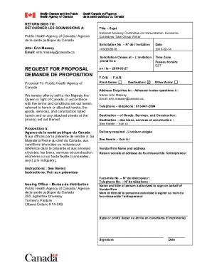 Fillable Online De La Sant Publique Du Canada Fax Email Print PdfFiller