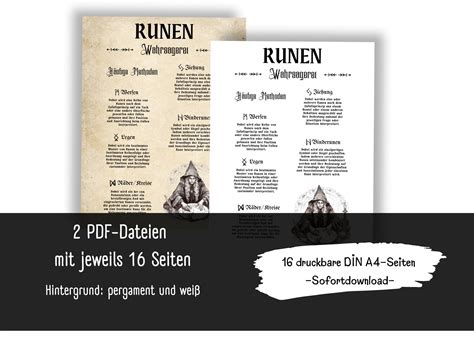 Seiten Runen Magie Basiswissen Runen Bedeutung Runenalphabet