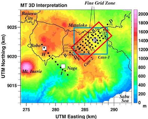 Figure 2 From Three Dimensional Magnetotelluric Investigation In