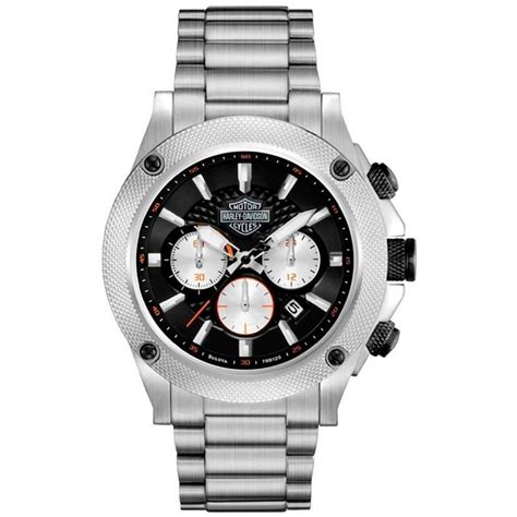 Rel Gio Bulova Harley Davidson Cron Grafo Anal Gico Masculino Wh T