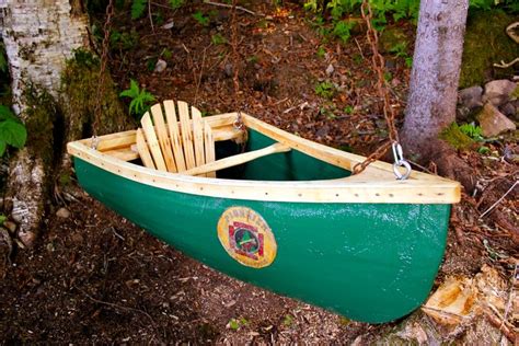 New Life For A Beloved Old Canoe Repurposed Into A Swing Kids