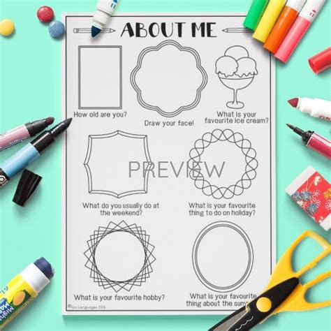 All About Me Drawing Worksheet : Start out by scrolling to the bottom ...