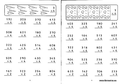 Fichas Con Ejercicios De Multiplicaciones Por Una Cifra Para Imprimir 494