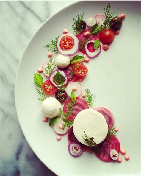 Art Of Plating By Thehautemint Organic Chioggia Beets Tomatoes