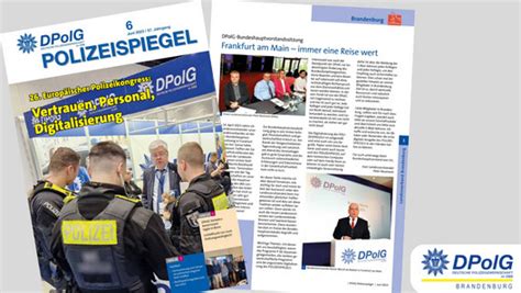 Aktuelle Ausgabe Jetzt Online Dpolg Brandenburg Deutsche