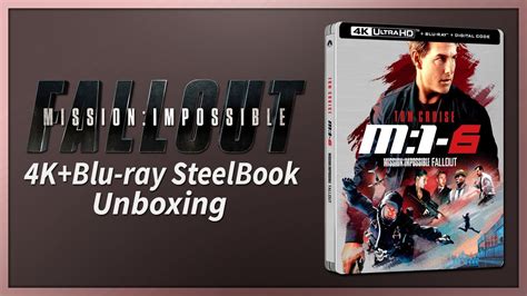 Mission Impossible Fallout K D Blu Ray Steelbook Unboxing Youtube