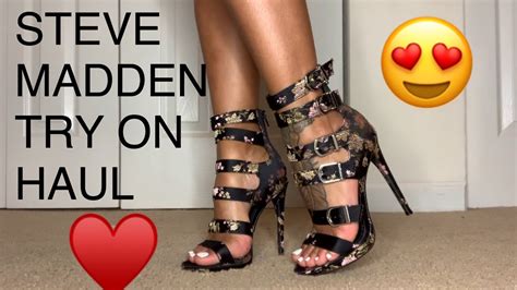 Steve Madden Heels Try On Haul Youtube