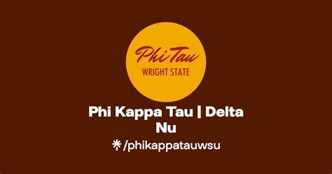 Phi Kappa Tau Delta Nu Instagram Facebook Linktree