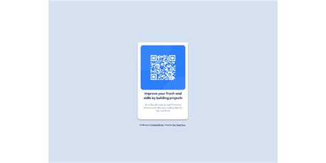 Qr Code Component Challenge Frontend Mentor Figma