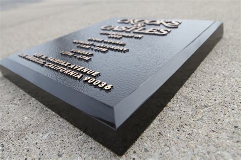 Bronze Plaques Custom Bronze Memorial Plaques Impact Signs