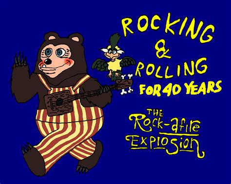 The Rock Afire Explosions 40th Anniversary By Seththerockafirefan On