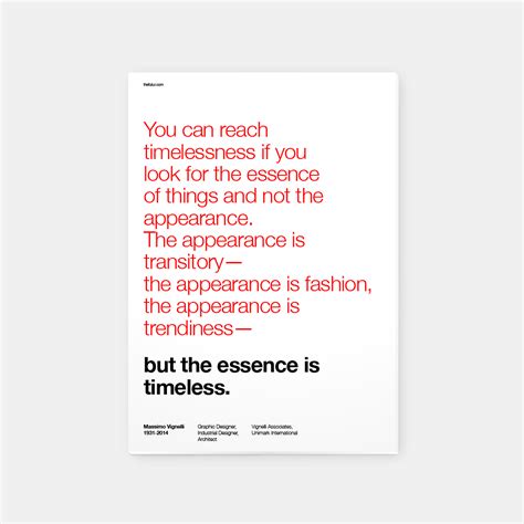 Massimo Vignelli Quotes Helvetica