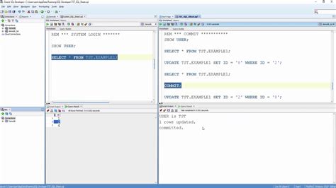 38 Oracle Sql Developer Tutorial For Beginners 45 Tcl Commit Demo Youtube