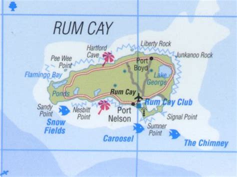 Tourist map of Rum Cay - rum cay • mappery