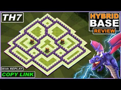 Best Th Hybrid Base With Defense Replay Town Hall Base Copy Link