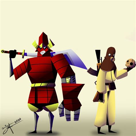 Samurai Jack Art Style