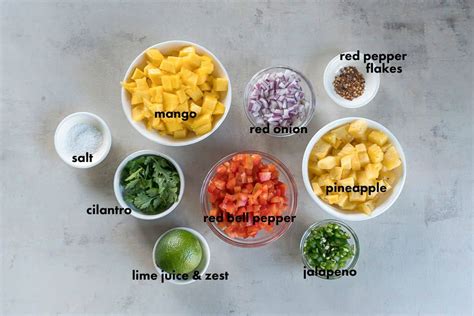 Spicy Pineapple Mango Salsa • The Crumby Kitchen