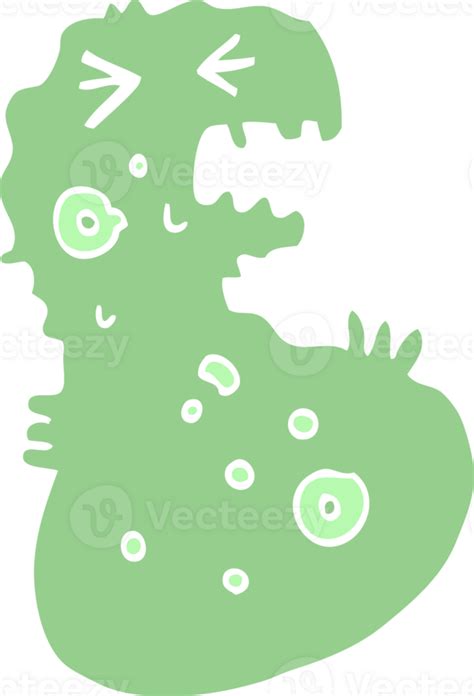 Flat Color Illustration Cartoon Germ 44971117 Png