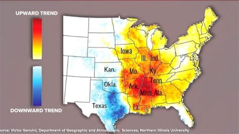 Tornado Alley May Be Shifting To The Densely Populated Southeast