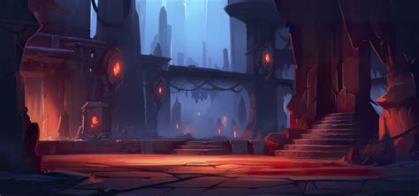 2d Hero Battle Pvp Arena Background Casual Game Art Design Ai