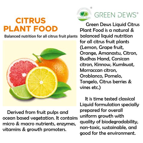 Citrus Plant Food Liquid Organic Fertilizer