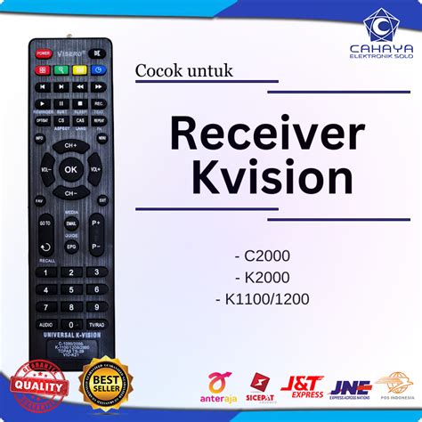 Jual Remot Remote Kvision C2000 K2000 Parabola K Vision Receiver Rx