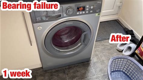 Hotpoint Smart Tech Wmfug Washing Machine Broken Bearings After