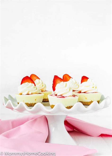 Mini Yogurt Strawberry Cheesecakes Mommys Home Cooking