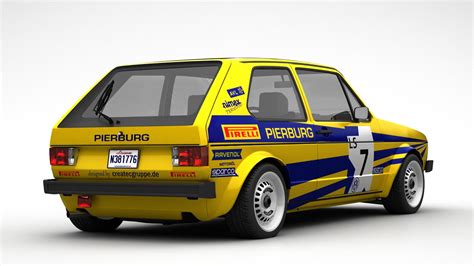 Volkswagen Golf Mk1 Rally 3D Model $70 - .unknown .3ds .fbx .max .obj ...