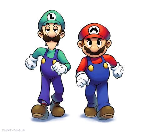 Mario And Luigi Mario And More Drawn By Vinny Dingitydingus