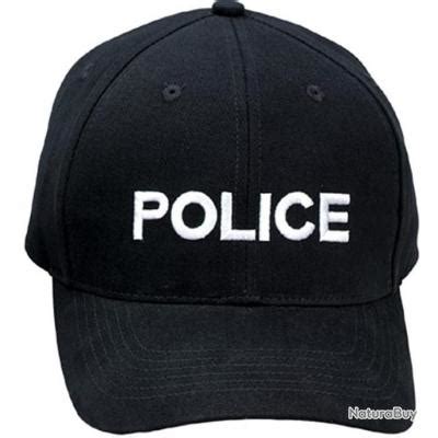 Casquette Police Brod E Casquettes Et Bonnets De S Curit