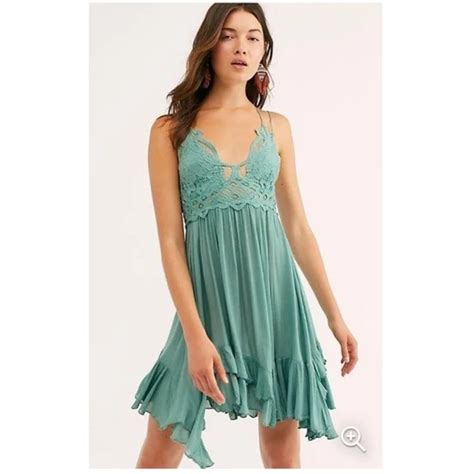 Free People Dresses Free People Fp One Adella Seafoam Green Mini