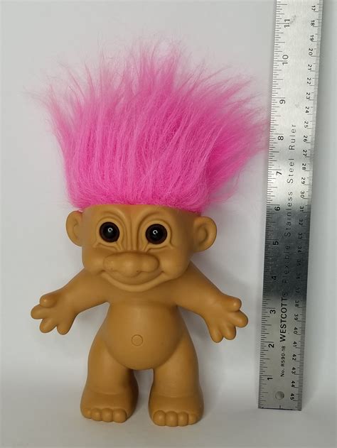 Rare Giant Troll Doll Vintage Russ S S Toy Kid Nostalgia Etsy