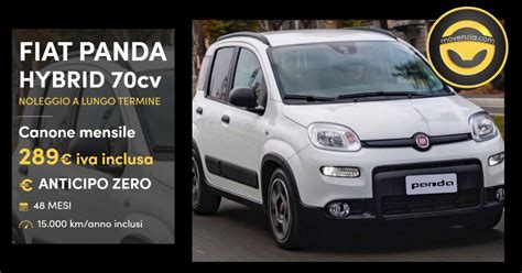 Offerta Movenzia Noleggia Una Fiat Panda Hybrid A Soli 289 Al Mese