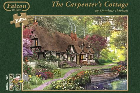 Extra Large Piece Jigsaw Puzzle | The Carpenter's Cottage 200 Piece