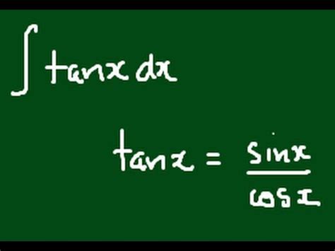 Integral Of Tanx