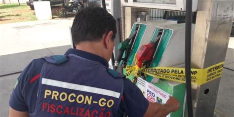 Procon Goiás interdita bombas de gasolina de posto no Jardim Guanabara