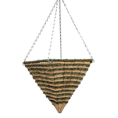 Pride Garden Products 12 In Palm Pyramid Planter With Chain 65100