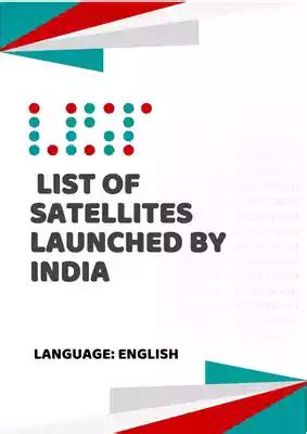 List Of Satellites Launched By India Till Date PDF InstaPDF