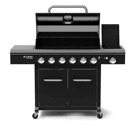 🔥Nexgrill Deluxe 6-burner Propane GAS Grill in Black with Side Burner ...