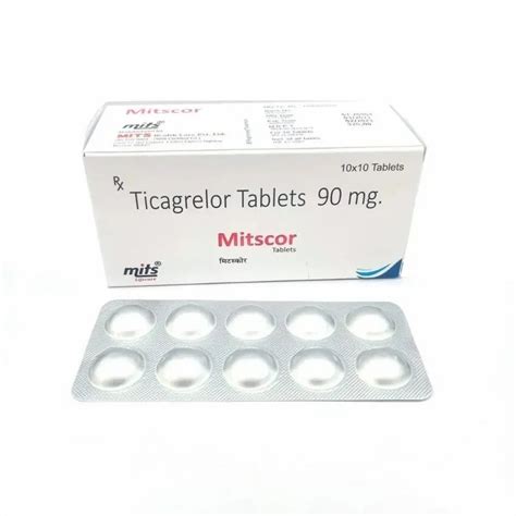 Cardiovascular Care Ticagrelor 90mg Tablet Exporter From Nagpur