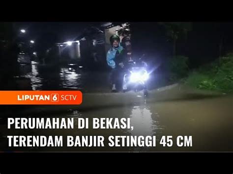 Perumahan Suropati Residence Bekasi Terendam Banjir Liputan 6 YouTube