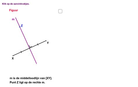 Middelloodlijn Van Een Lijnstuk Eigenschap Deel 1 GeoGebra