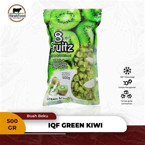 Jual Fruitz Iqf Frozen Diced Green Kiwi Buah Kiwi Potong Beku