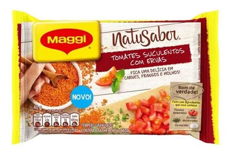 Maggi Natusabor Tomates Suculentos Ervas Tempero G Mercadolivre