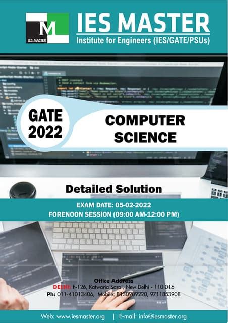 Gate 2022 Paper Solution Cs Iesmasterpdf