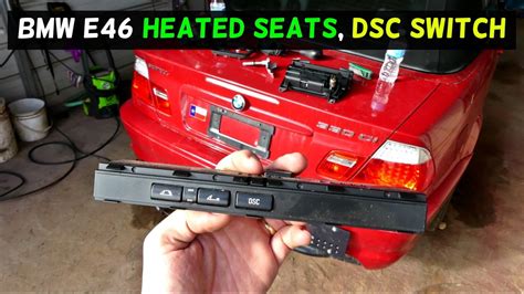 Bmw E46 Heated Seat Traction Control Button Removal Replacement Dsc Youtube