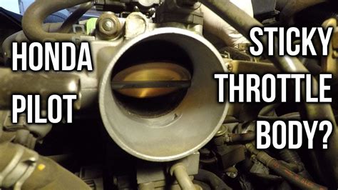 Honda Pilot Throttle Body Cleaning Tutorial Youtube