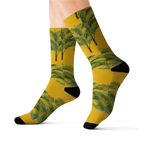 Palm Tree Socks Etsy