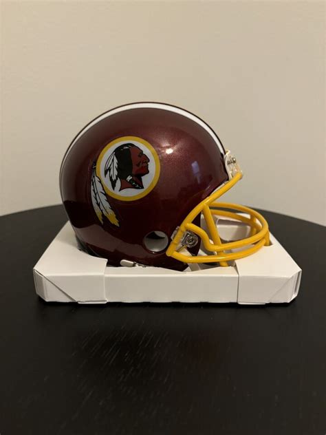 Washington Redskins Custom Mini Football Helmet Riddell Vsr4 With Box